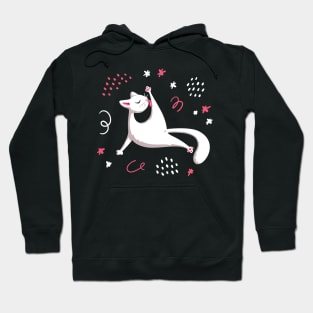 White Cat Hoodie